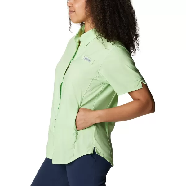 imageColumbia Womens Tamiami II Plus Size Short Sleeve ShirtLime Glow