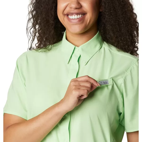 imageColumbia Womens Tamiami II Plus Size Short Sleeve ShirtLime Glow