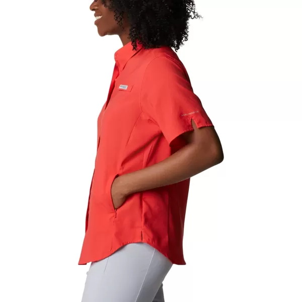 imageColumbia Womens Tamiami II Plus Size Short Sleeve ShirtRed Hibiscus
