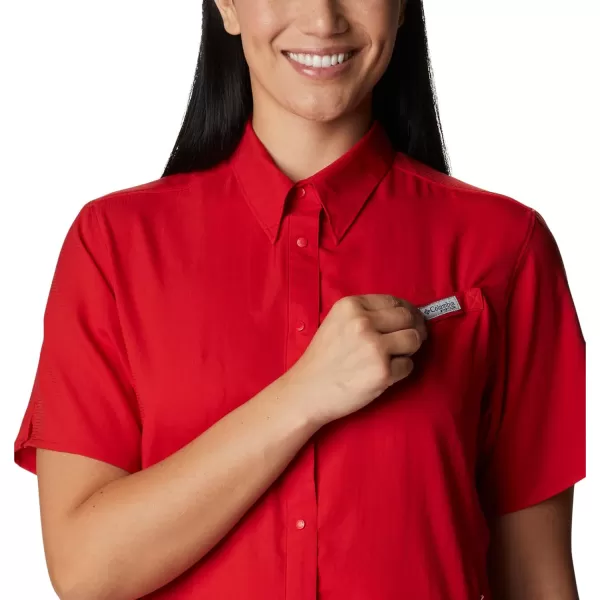 imageColumbia Womens Tamiami II Plus Size Short Sleeve ShirtRed Spark