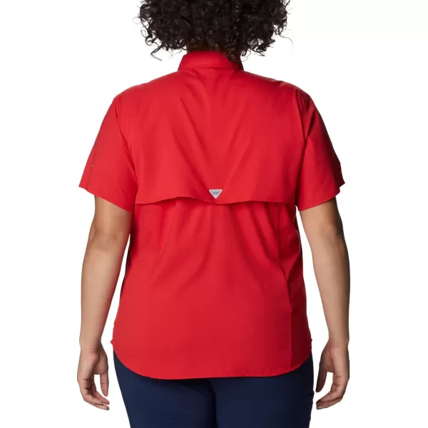 imageColumbia Womens Tamiami II Plus Size Short Sleeve ShirtRed Spark