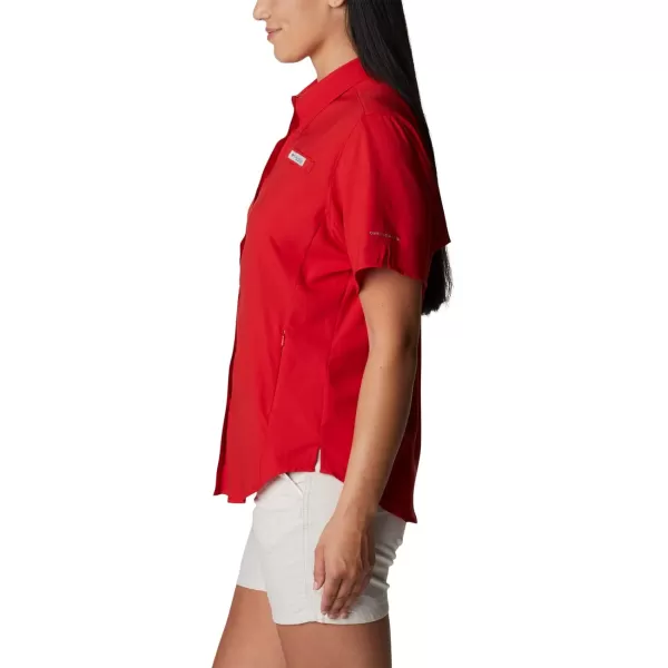 imageColumbia Womens Tamiami II Plus Size Short Sleeve ShirtRed Spark