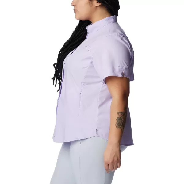 imageColumbia Womens Tamiami II Plus Size Short Sleeve ShirtSoft Violet