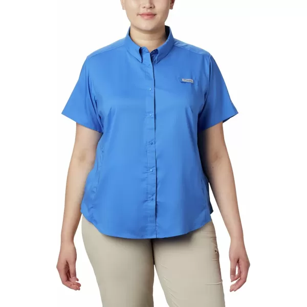 imageColumbia Womens Tamiami II Plus Size Short Sleeve ShirtStormy Blue
