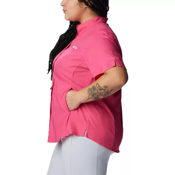 imageColumbia Womens Tamiami II Plus Size Short Sleeve ShirtUltra Pink