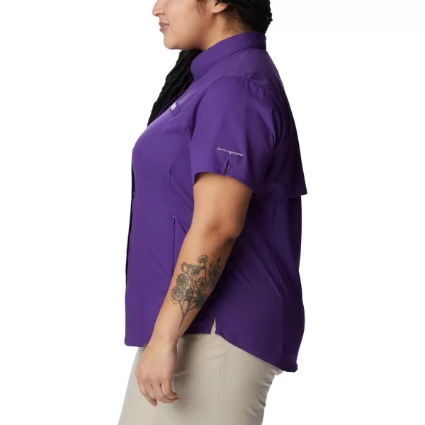 imageColumbia Womens Tamiami II Plus Size Short Sleeve ShirtVivid Purple