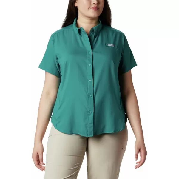 imageColumbia Womens Tamiami II Plus Size Short Sleeve ShirtWaterfall