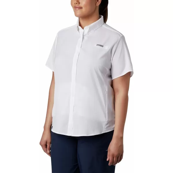 imageColumbia Womens Tamiami II Plus Size Short Sleeve ShirtWhite
