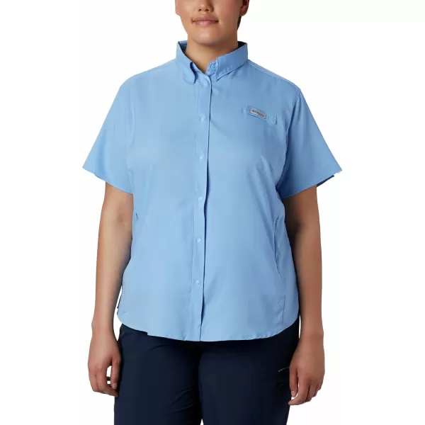 imageColumbia Womens Tamiami II Plus Size Short Sleeve ShirtWhite Cap