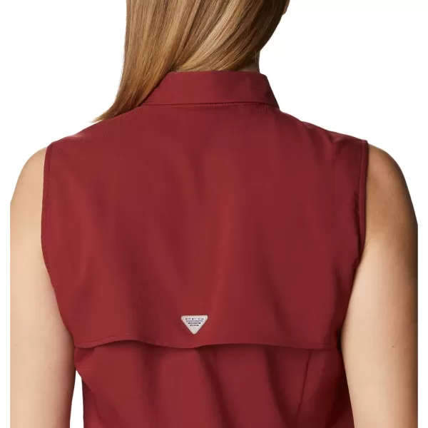 imageColumbia Womens Tamiami Sleeveless ShirtRed Jasper