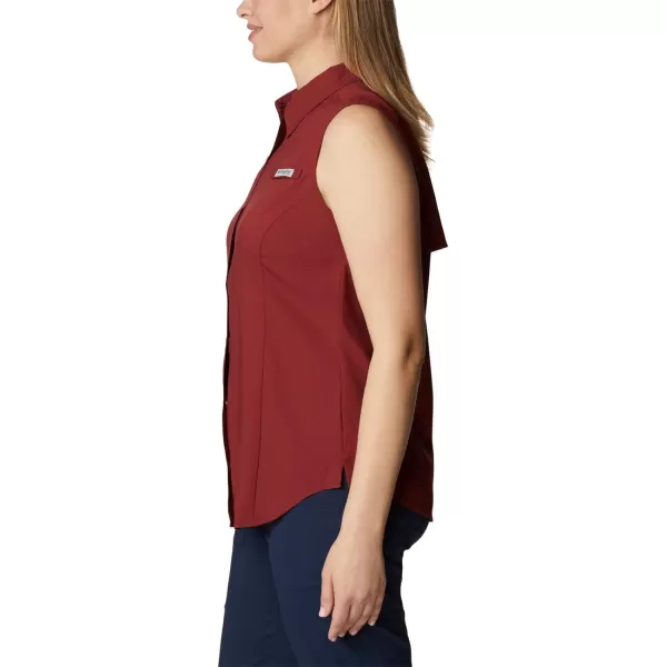 imageColumbia Womens Tamiami Sleeveless ShirtRed Jasper