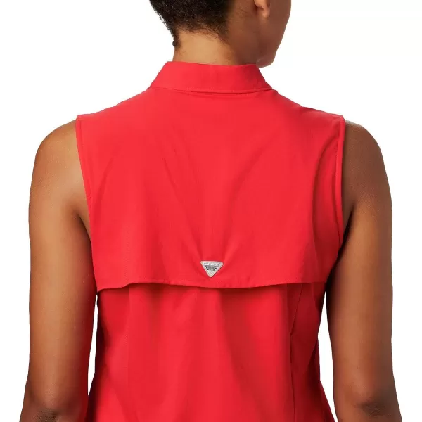 imageColumbia Womens Tamiami Sleeveless ShirtRed Lily