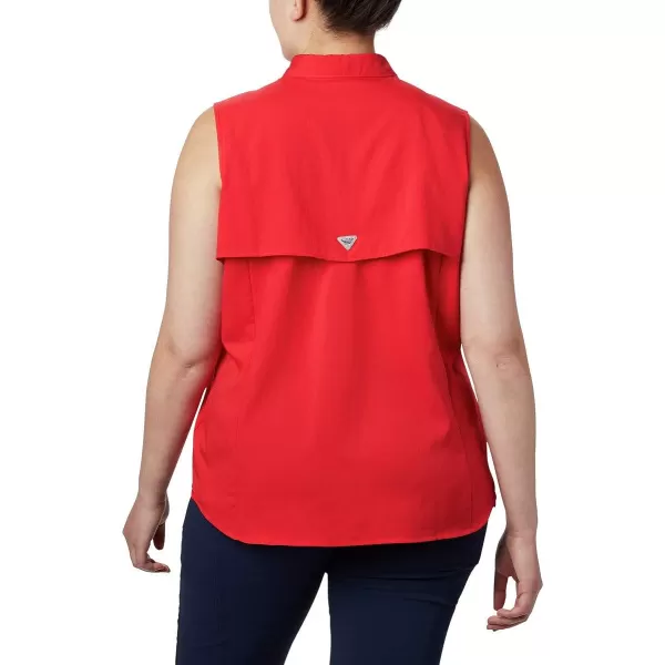 imageColumbia Womens Tamiami Sleeveless ShirtRed Lily