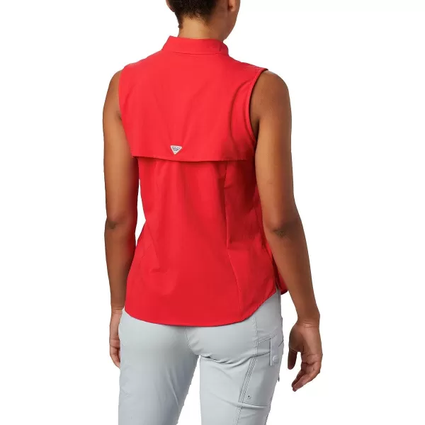 imageColumbia Womens Tamiami Sleeveless ShirtRed Lily