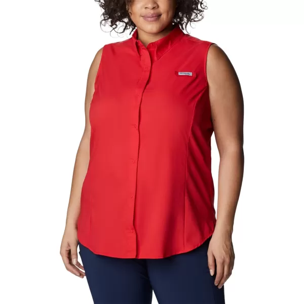 imageColumbia Womens Tamiami Sleeveless ShirtRed Spark