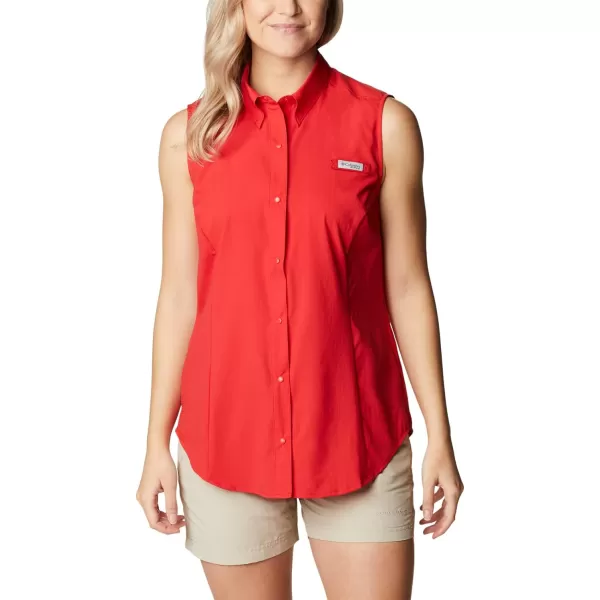 imageColumbia Womens Tamiami Sleeveless ShirtRed Spark
