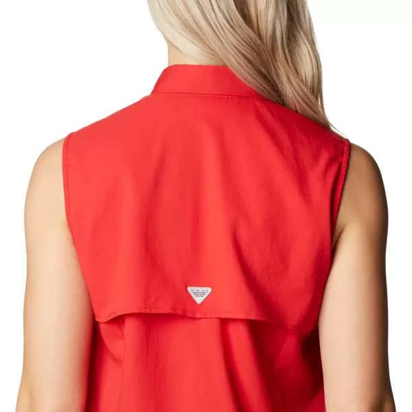 imageColumbia Womens Tamiami Sleeveless ShirtRed Spark