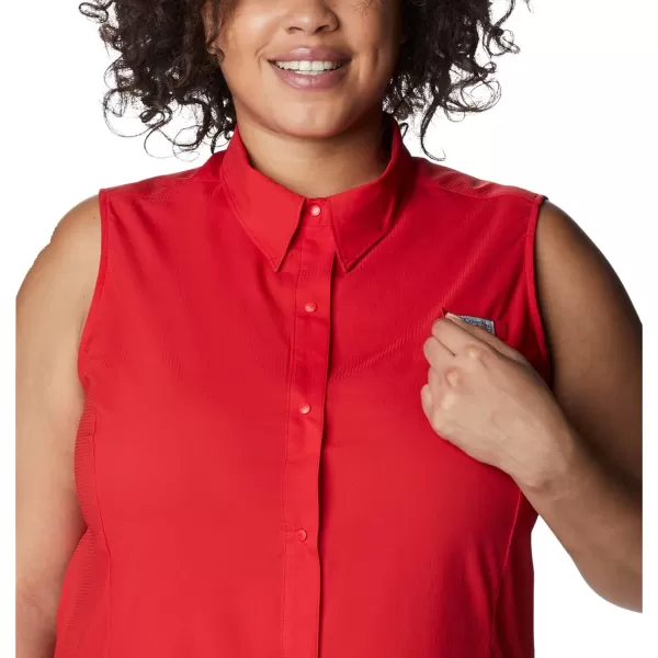 imageColumbia Womens Tamiami Sleeveless ShirtRed Spark