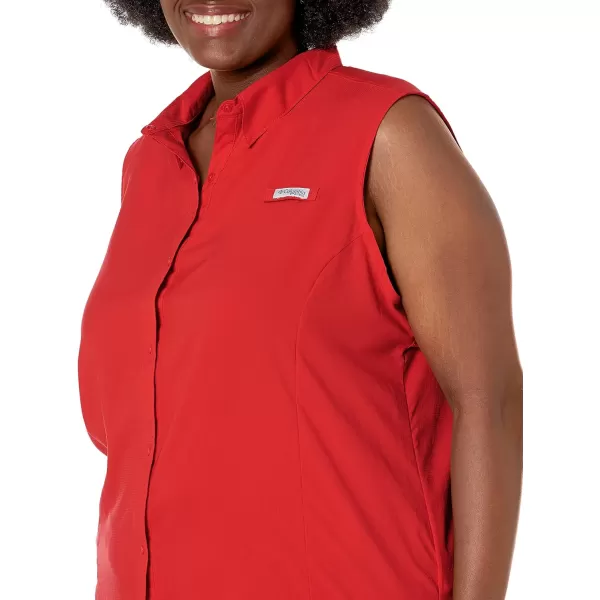 imageColumbia Womens Tamiami Sleeveless ShirtRed Spark
