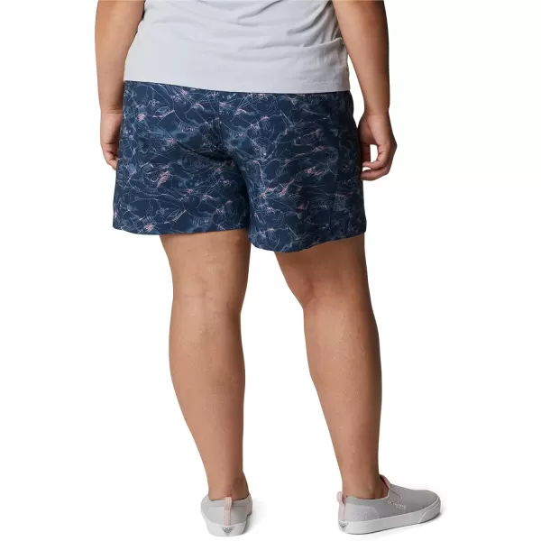 imageColumbia Womens Tidal Ii ShortCollegiate Navy Contour Fish