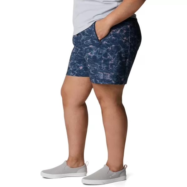 imageColumbia Womens Tidal Ii ShortCollegiate Navy Contour Fish