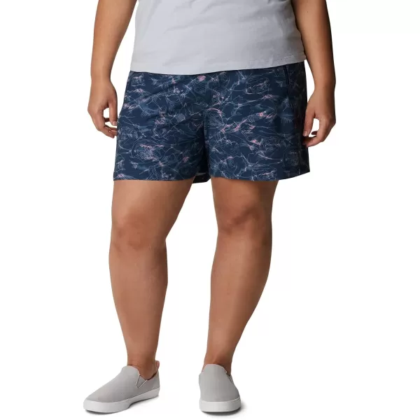 imageColumbia Womens Tidal Ii ShortCollegiate Navy Contour Fish