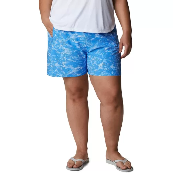 imageColumbia Womens Tidal Ii ShortHarbor Blue Contour Fish