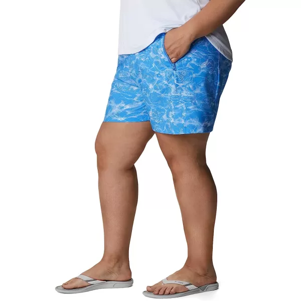 imageColumbia Womens Tidal Ii ShortHarbor Blue Contour Fish