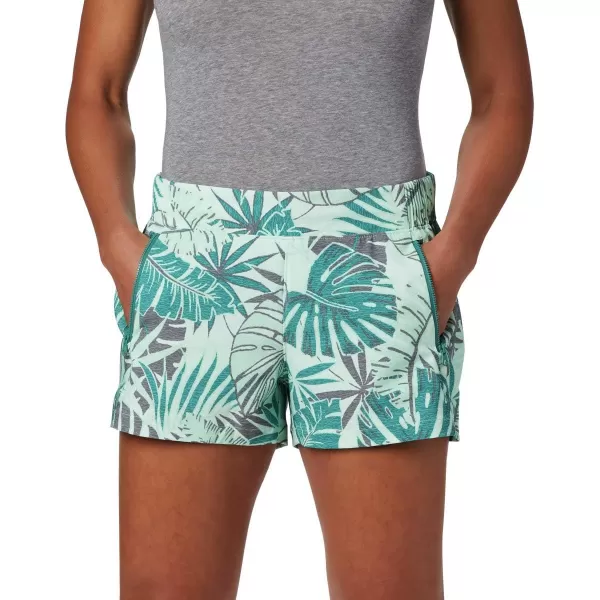 imageColumbia Womens Tidal Ii ShortNew Mint Tropical Print
