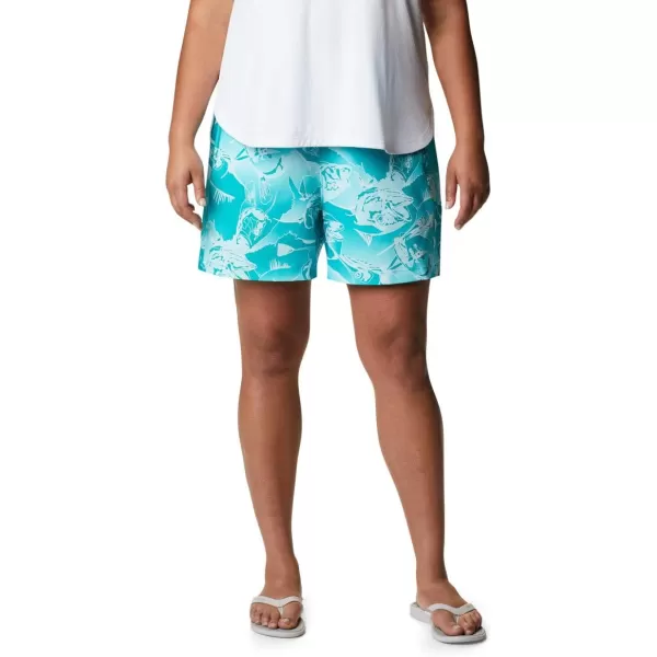 imageColumbia Womens Tidal Ii ShortTropic Water Fish Frenzy Print