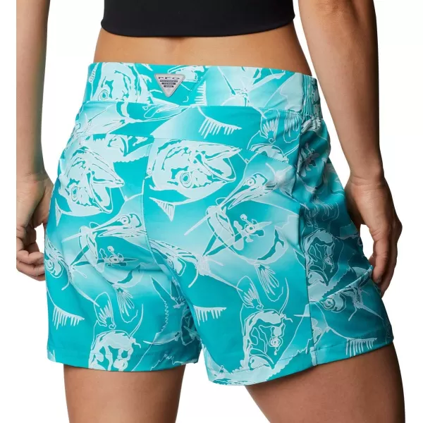 imageColumbia Womens Tidal Ii ShortTropic Water Fish Frenzy Print
