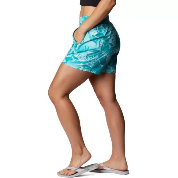 imageColumbia Womens Tidal Ii ShortTropic Water Fish Frenzy Print