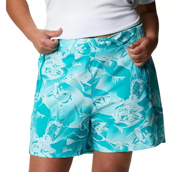 imageColumbia Womens Tidal Ii ShortTropic Water Fish Frenzy Print