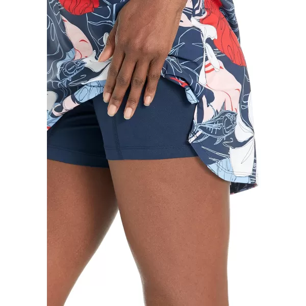 imageColumbia Womens Tidal SkortCollegiate Navy Tropamix Fish
