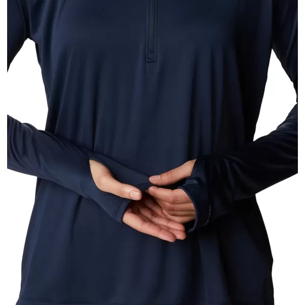 imageColumbia Womens Tidal Tee 14 ZipCollegiate NavyWhite Logo