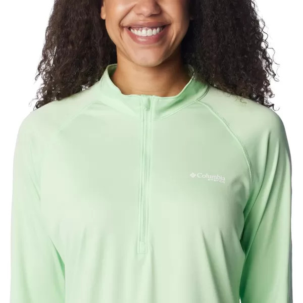 imageColumbia Womens Tidal Tee 14 ZipKey WestWhite Logo