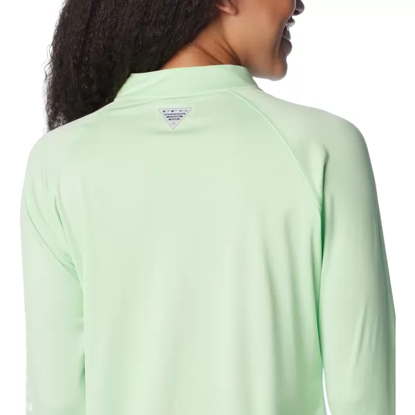 imageColumbia Womens Tidal Tee 14 ZipKey WestWhite Logo