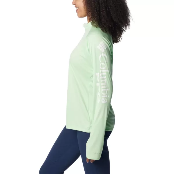 imageColumbia Womens Tidal Tee 14 ZipKey WestWhite Logo