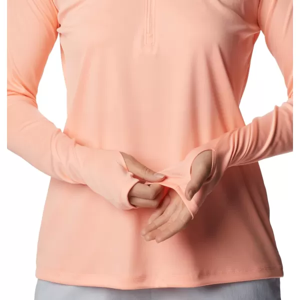 imageColumbia Womens Tidal Tee 14 ZipTiki PinkWhite Logo