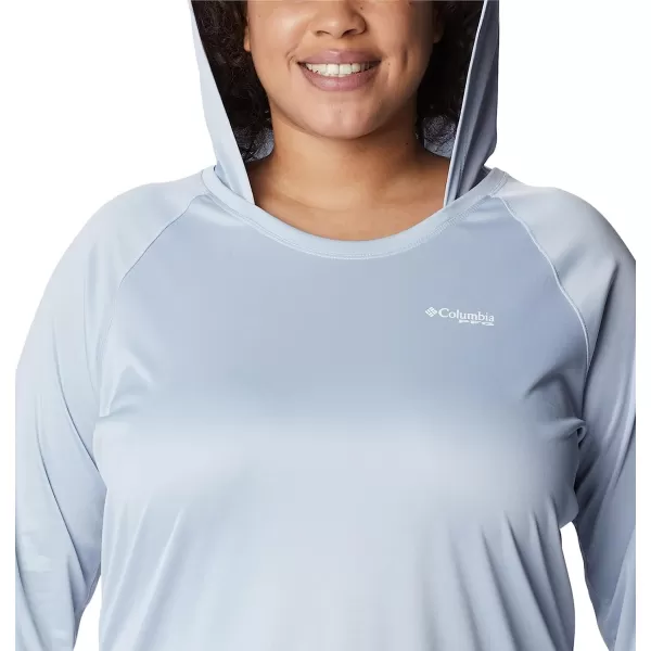 imageColumbia Womens Tidal Tee Heather HoodieCirrus Grey HeatherWhite Logo