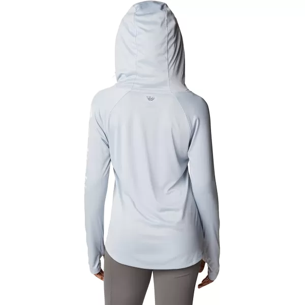 imageColumbia Womens Tidal Tee Heather HoodieCirrus Grey HeatherWhite Logo