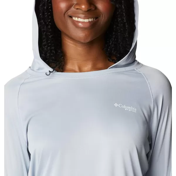 imageColumbia Womens Tidal Tee Heather HoodieCirrus Grey HeatherWhite Logo