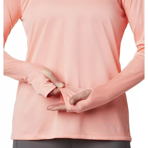 imageColumbia Womens Tidal Tee Heather HoodieTiki Pink HeatherDolphin Logo