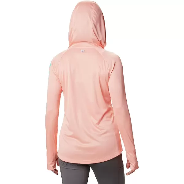 imageColumbia Womens Tidal Tee Heather HoodieTiki Pink HeatherDolphin Logo