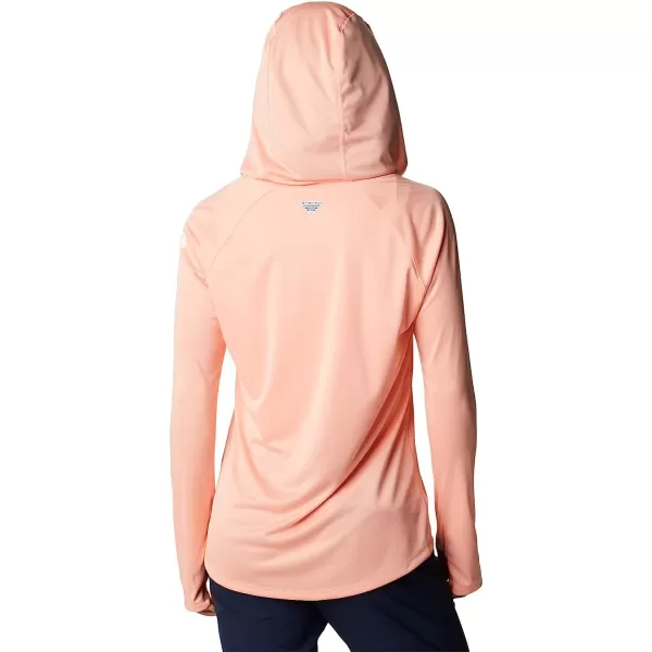 imageColumbia Womens Tidal Tee Heather HoodieTiki Pink HeatherWhite Logo