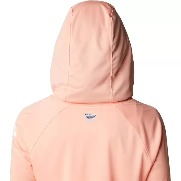 imageColumbia Womens Tidal Tee Heather HoodieTiki Pink HeatherWhite Logo