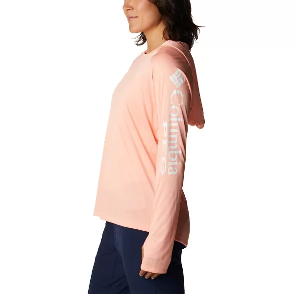 imageColumbia Womens Tidal Tee Heather HoodieTiki Pink HeatherWhite Logo