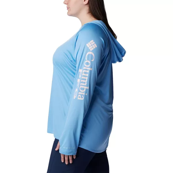 imageColumbia Womens Tidal Tee HoodieAgateSatin Pink Logo