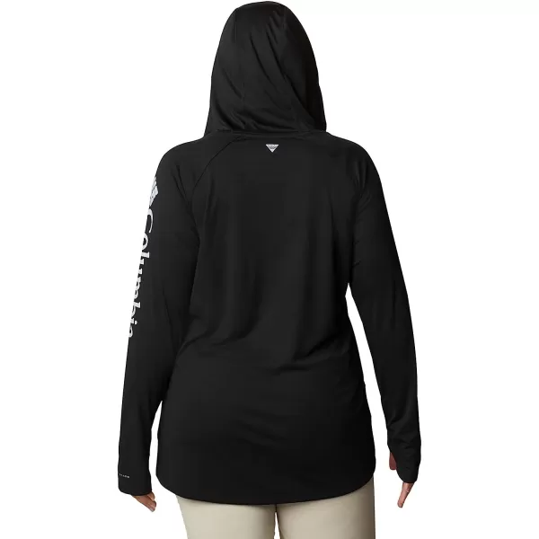 imageColumbia Womens Tidal Tee HoodieBlackCirrus Grey Logo