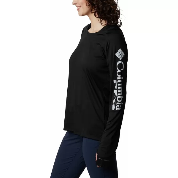 imageColumbia Womens Tidal Tee HoodieBlackCirrus Grey Logo